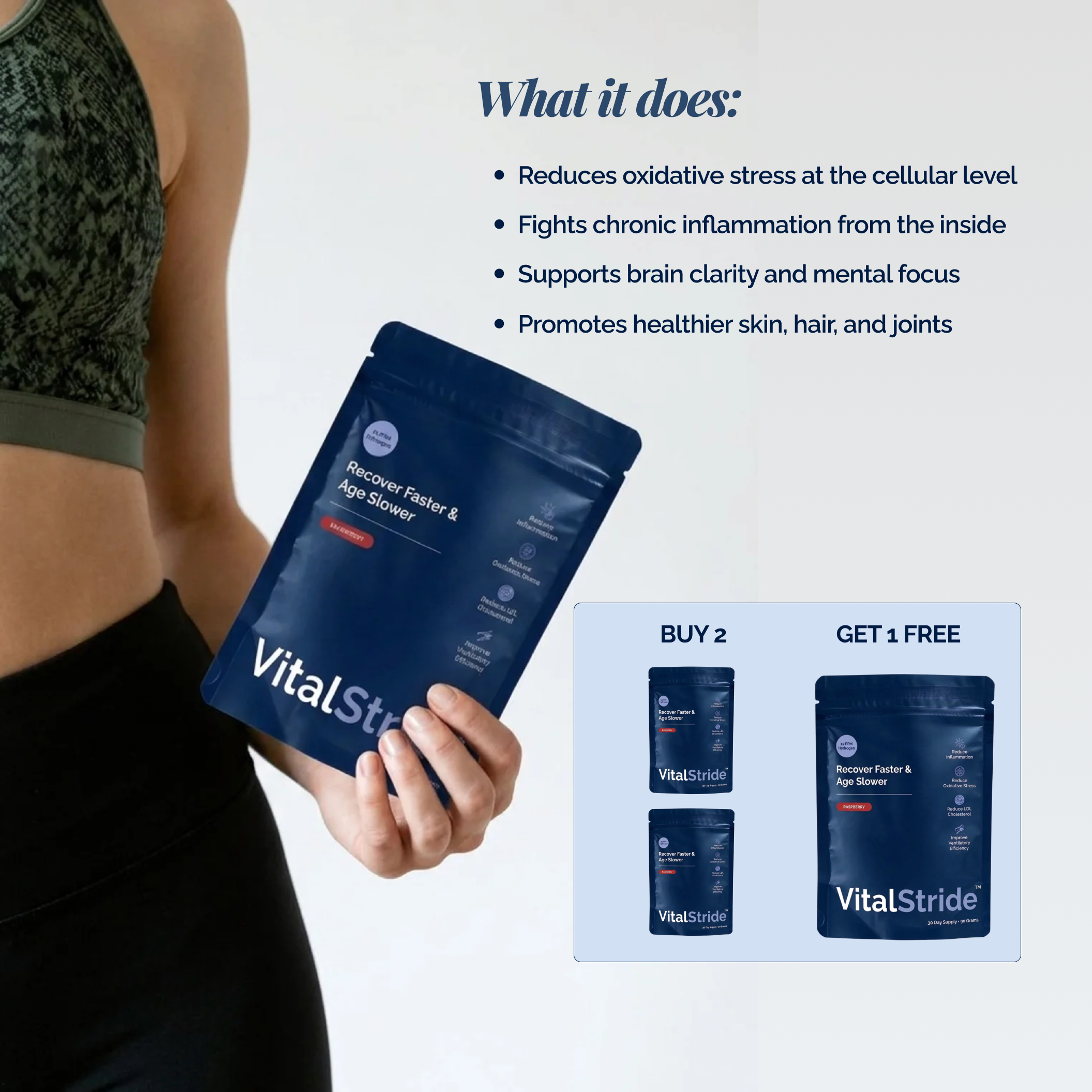 VitalStride Hydrogen Tablet