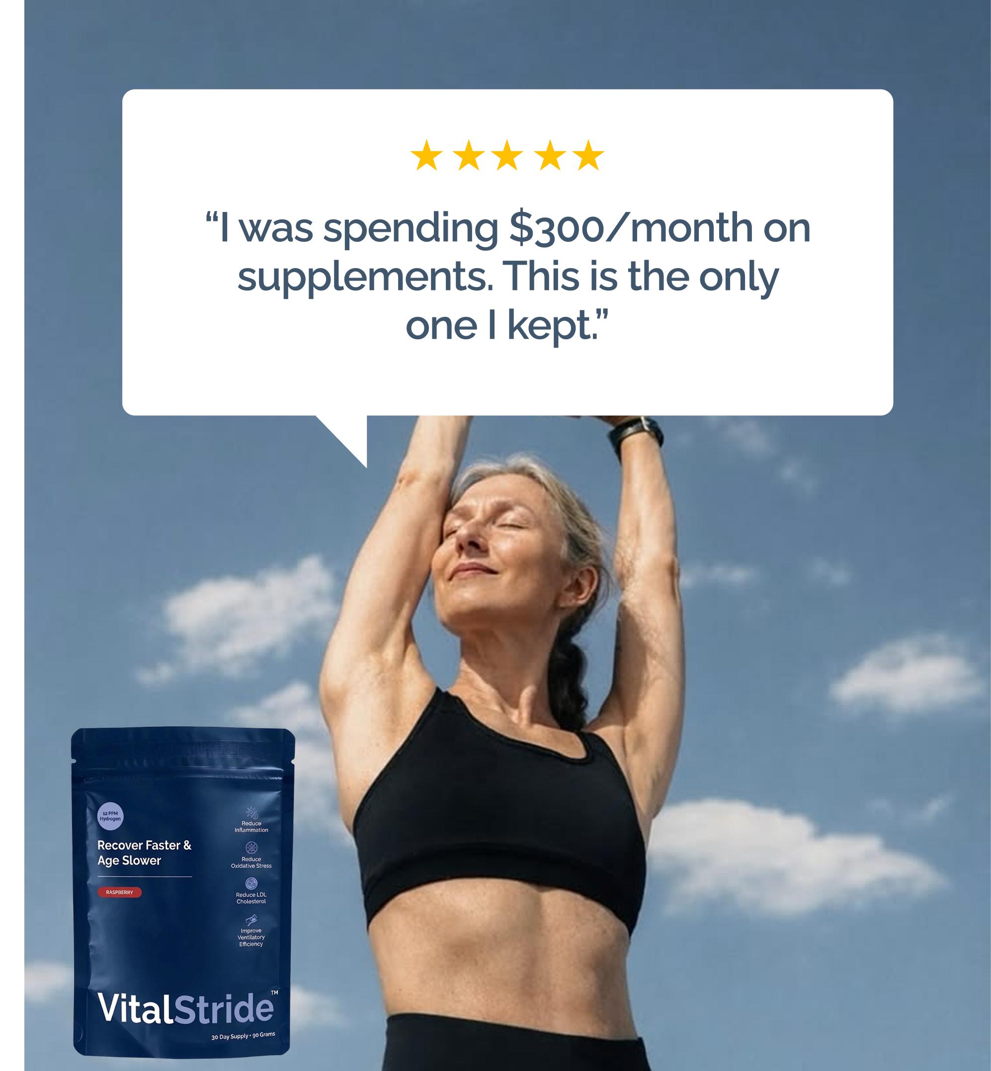 VitalStride Hydrogen Tablet